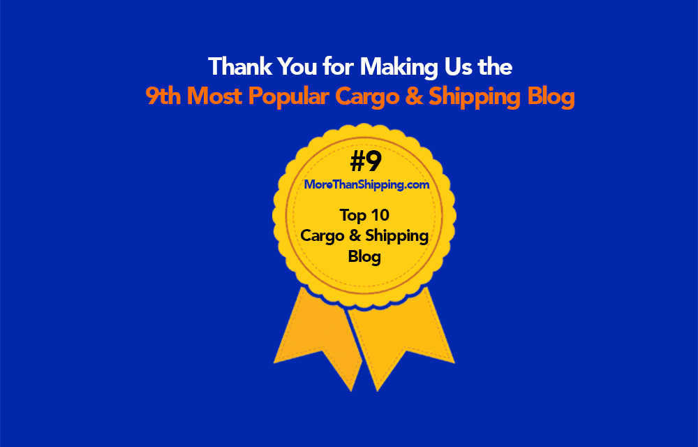 MoreThanShipping.com Named the 9th Most Popular Shipping Blog
