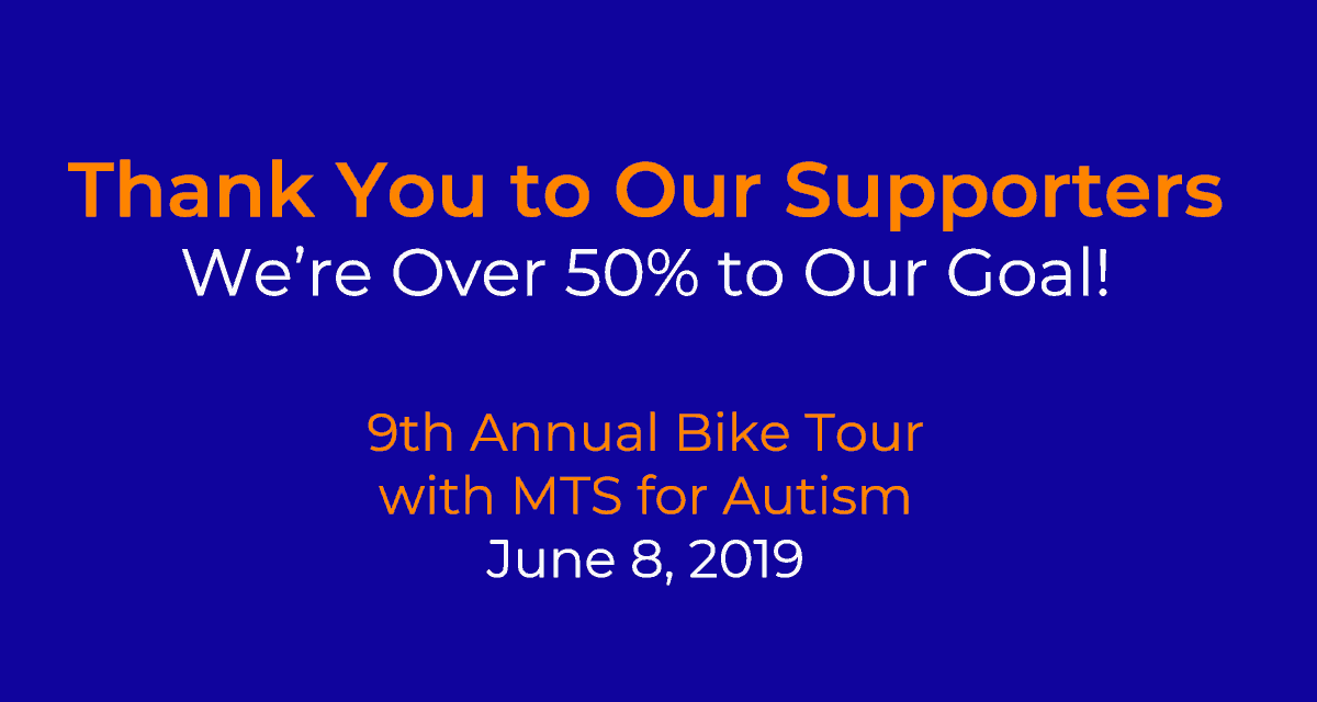 We’ve Raised Over 50% of Our $50,000 Goal for our 9th Annual Bike Tour